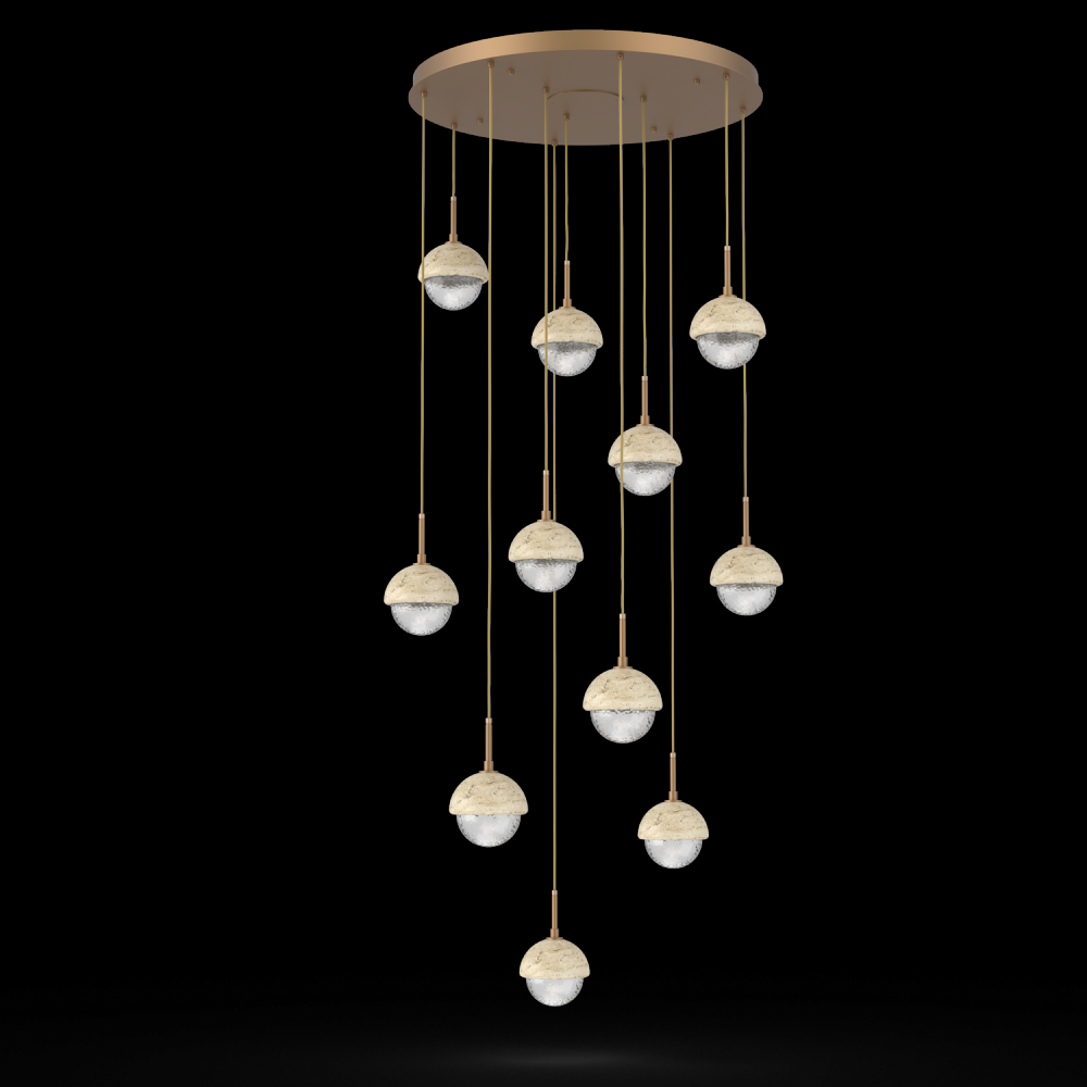 Cabochon Round 11pc Multi-Pendant