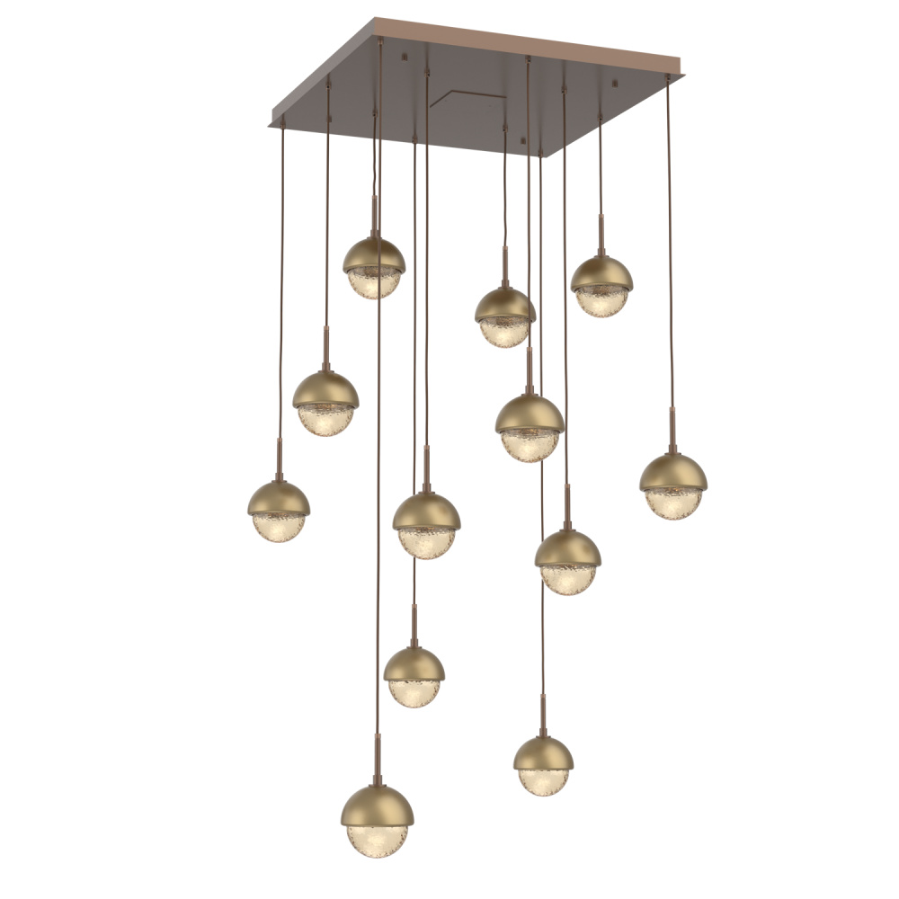 Cabochon Square 12pc Multi-Pendant