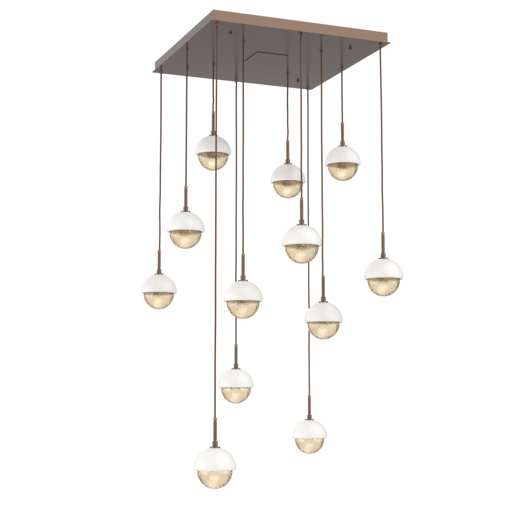 Cabochon Square 12pc Multi-Pendant