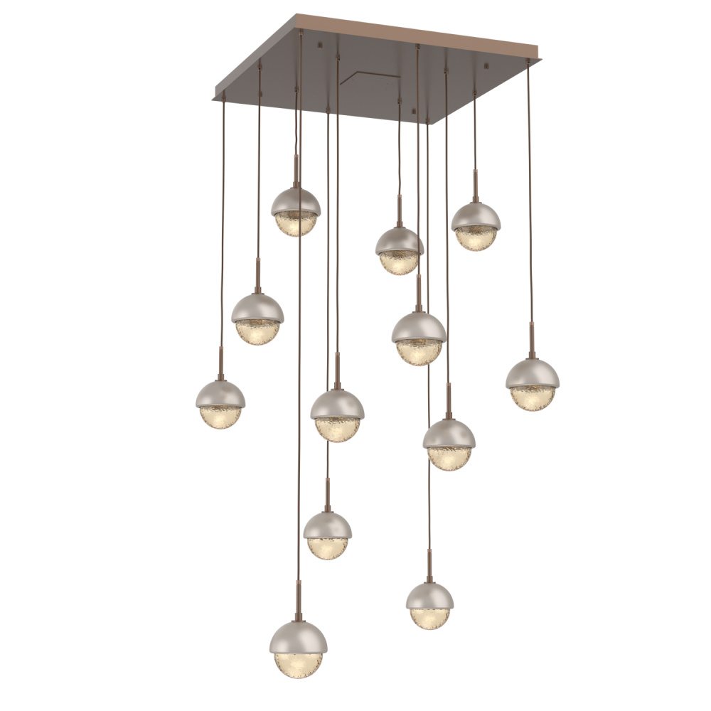 Cabochon Square 12pc Multi-Pendant