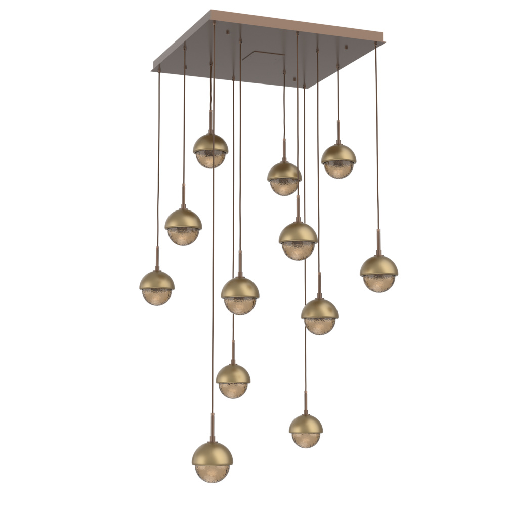 Cabochon Square 12pc Multi-Pendant