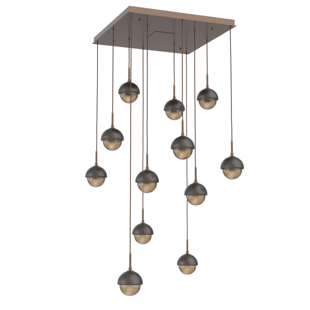 Cabochon Square 12pc Multi-Pendant