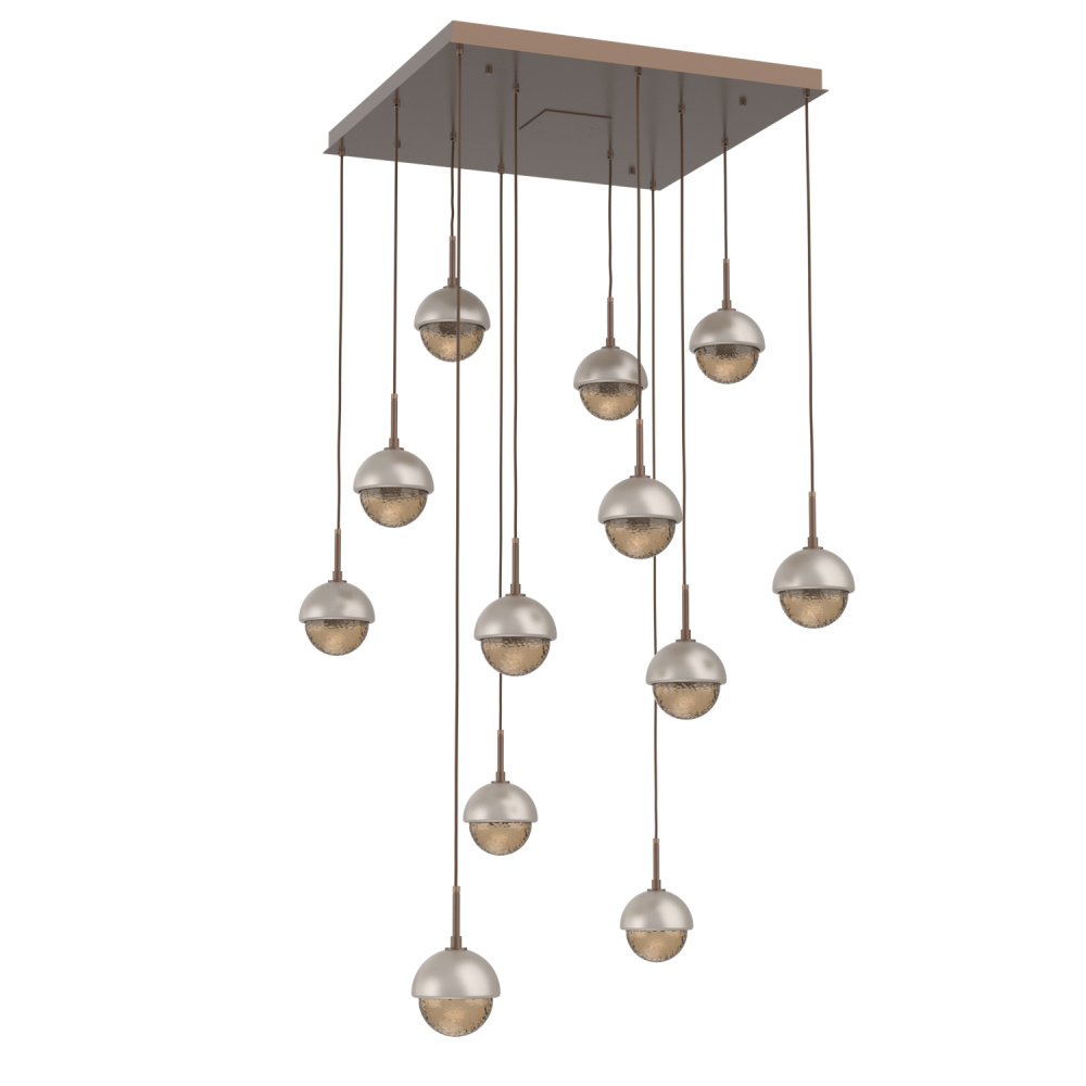 Cabochon Square 12pc Multi-Pendant