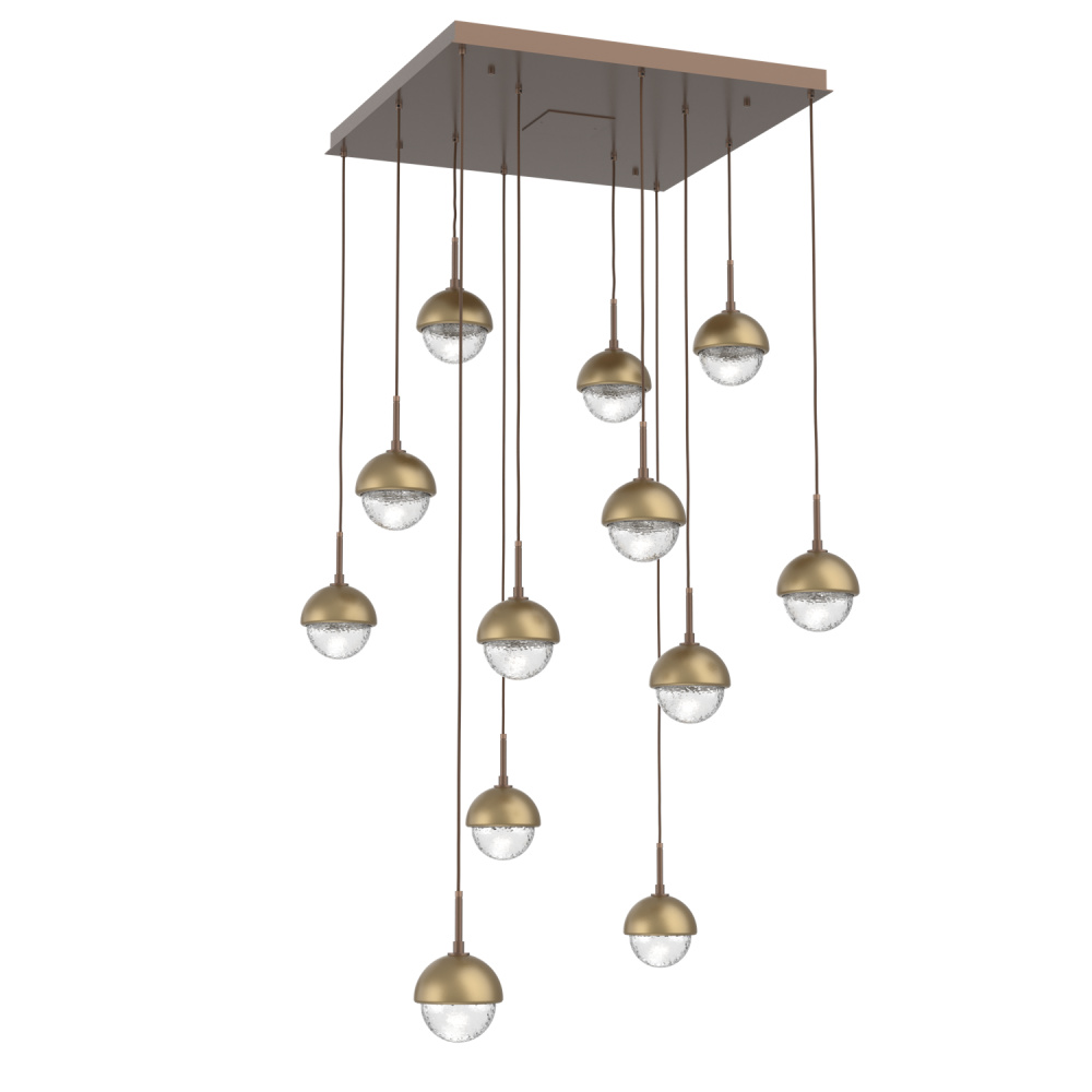 Cabochon Square 12pc Multi-Pendant