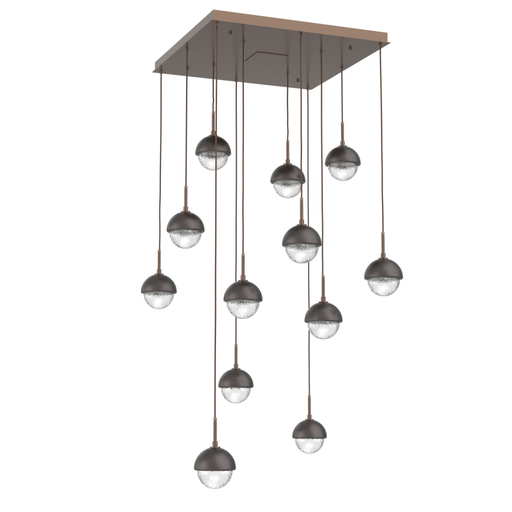 Cabochon Square 12pc Multi-Pendant