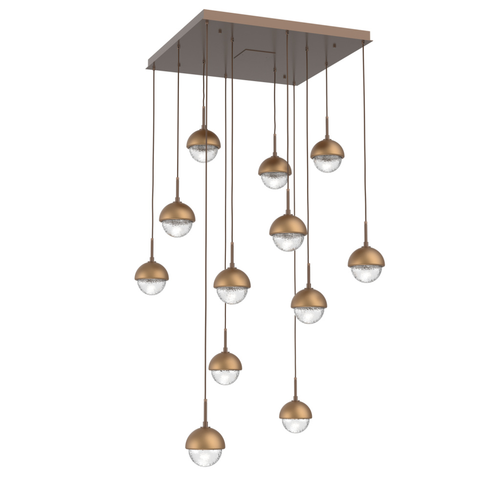 Cabochon Square 12pc Multi-Pendant