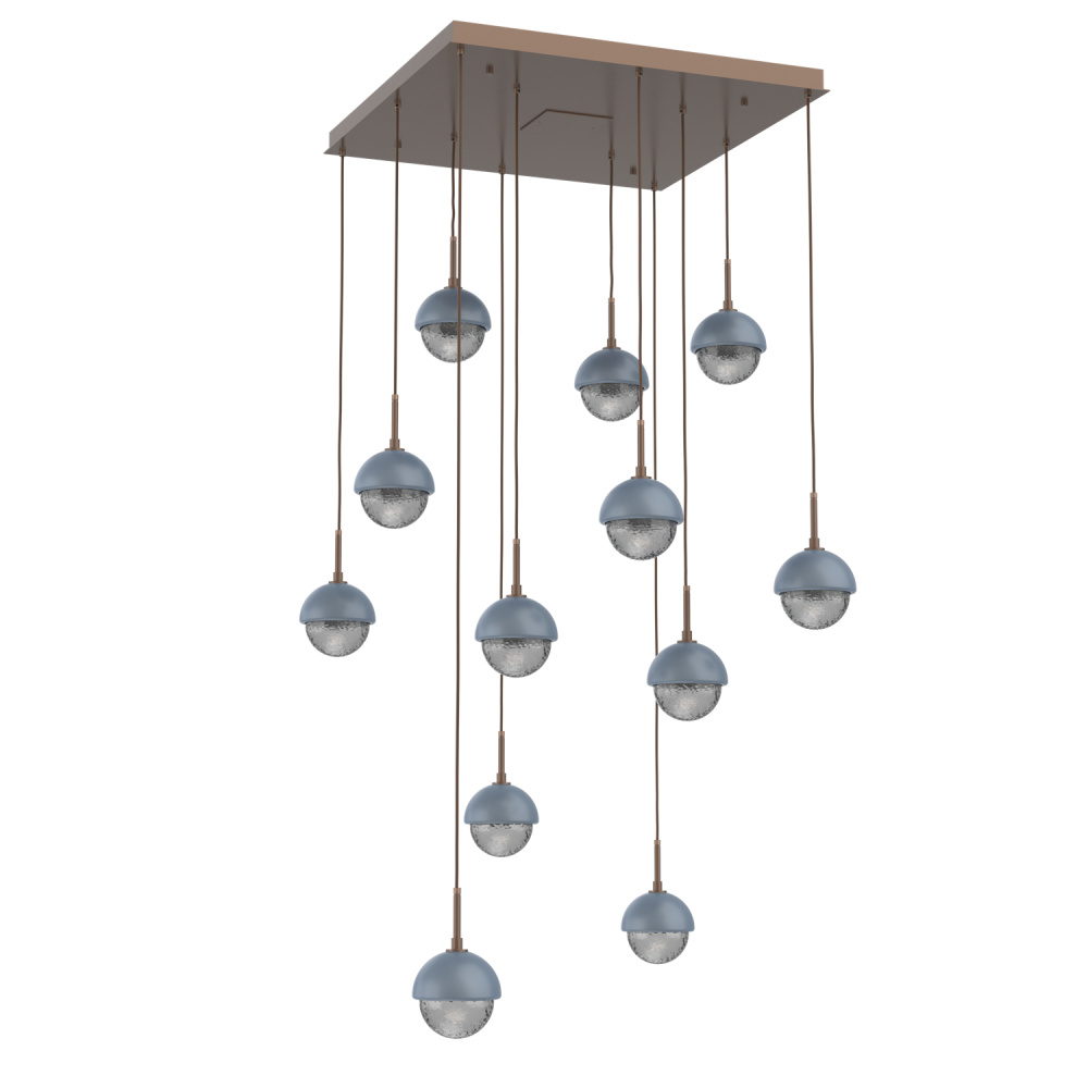 Cabochon Square 12pc Multi-Pendant