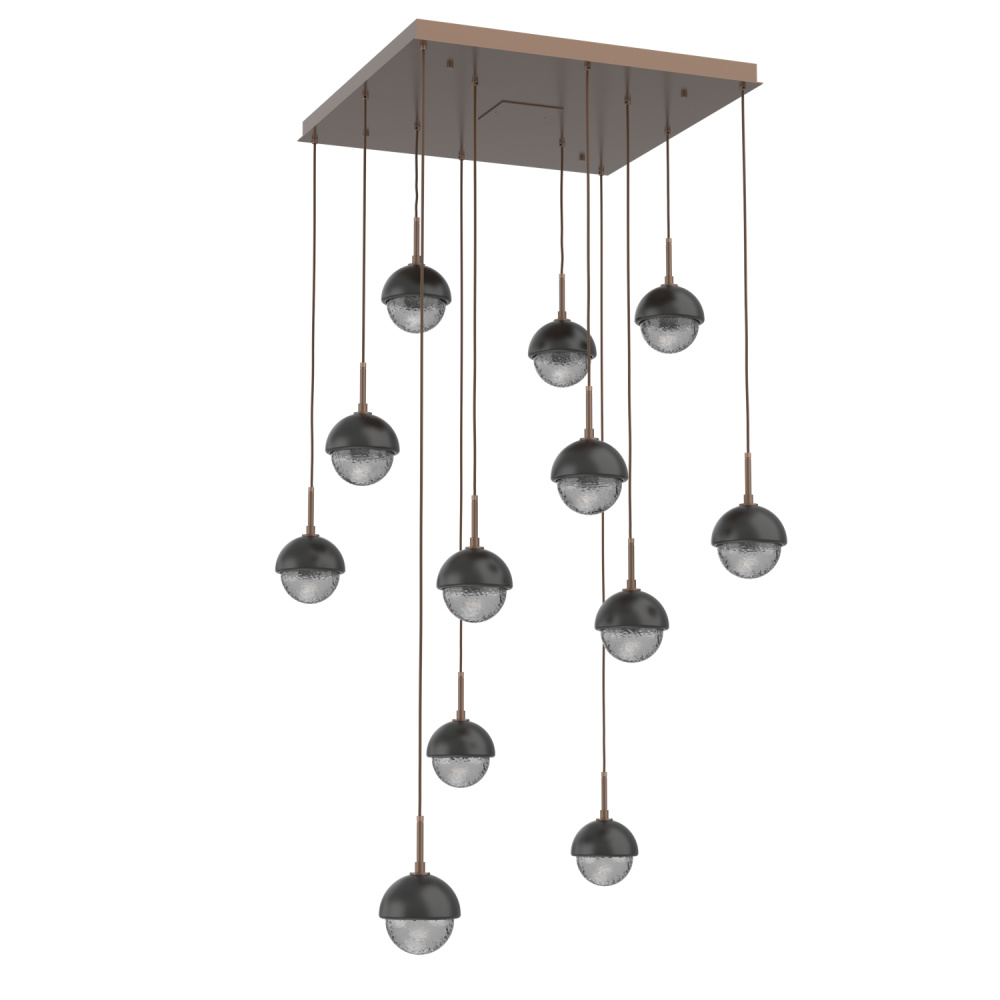 Cabochon Square 12pc Multi-Pendant