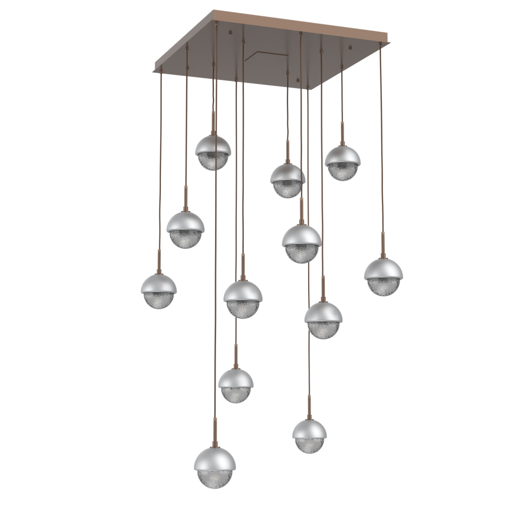 Cabochon Square 12pc Multi-Pendant