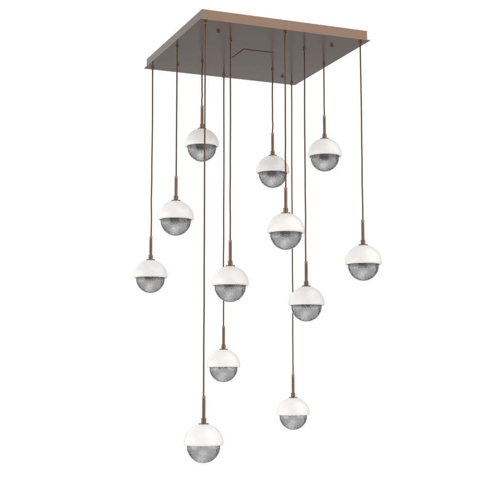 Cabochon Square 12pc Multi-Pendant