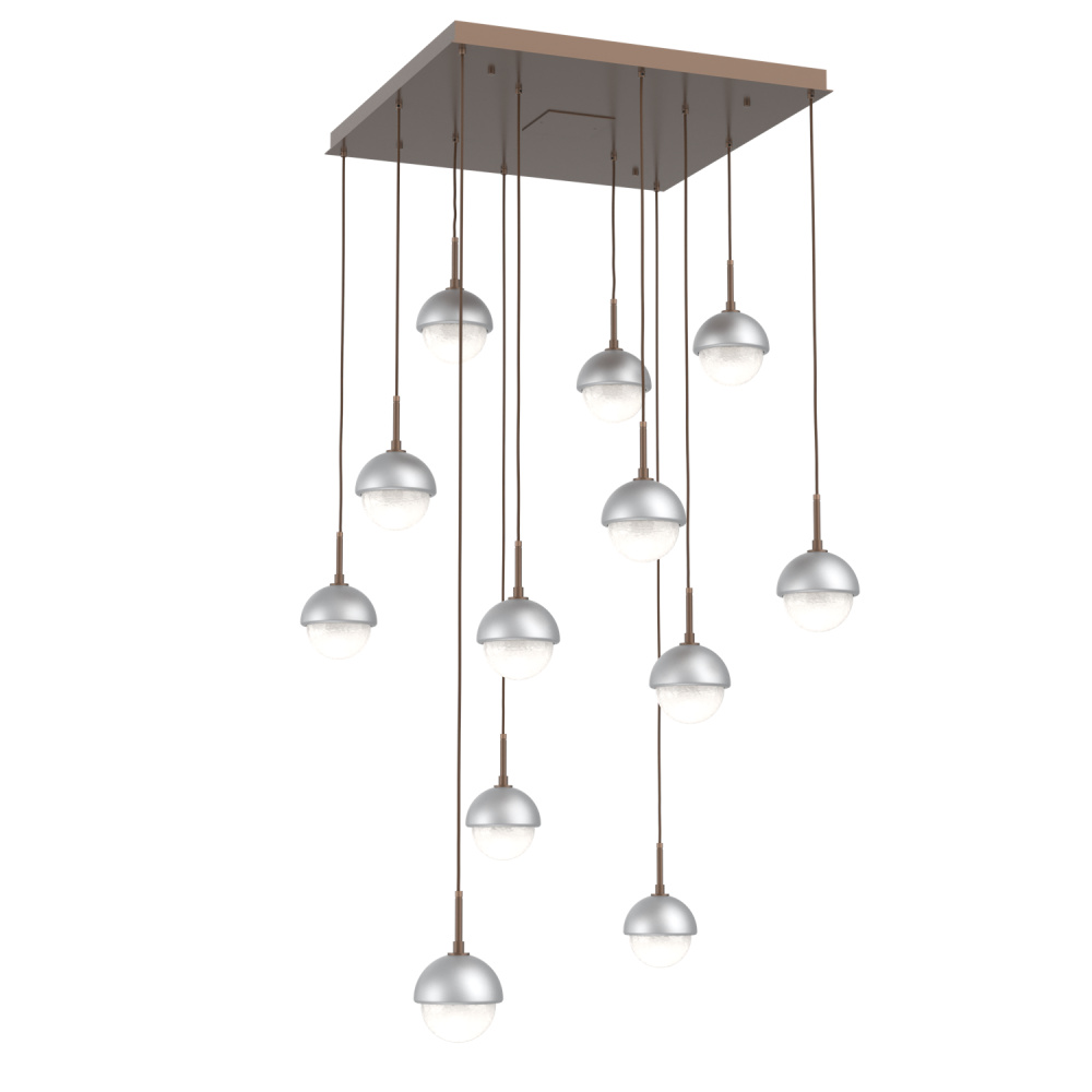 Cabochon Square 12pc Multi-Pendant