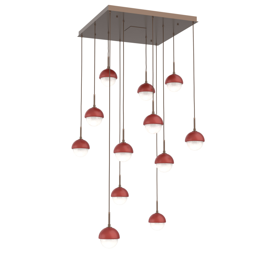 Cabochon Square 12pc Multi-Pendant