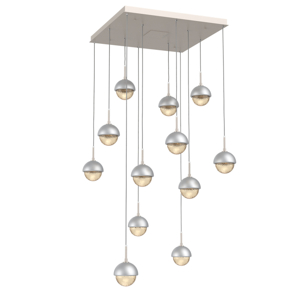 Cabochon Square 12pc Multi-Pendant