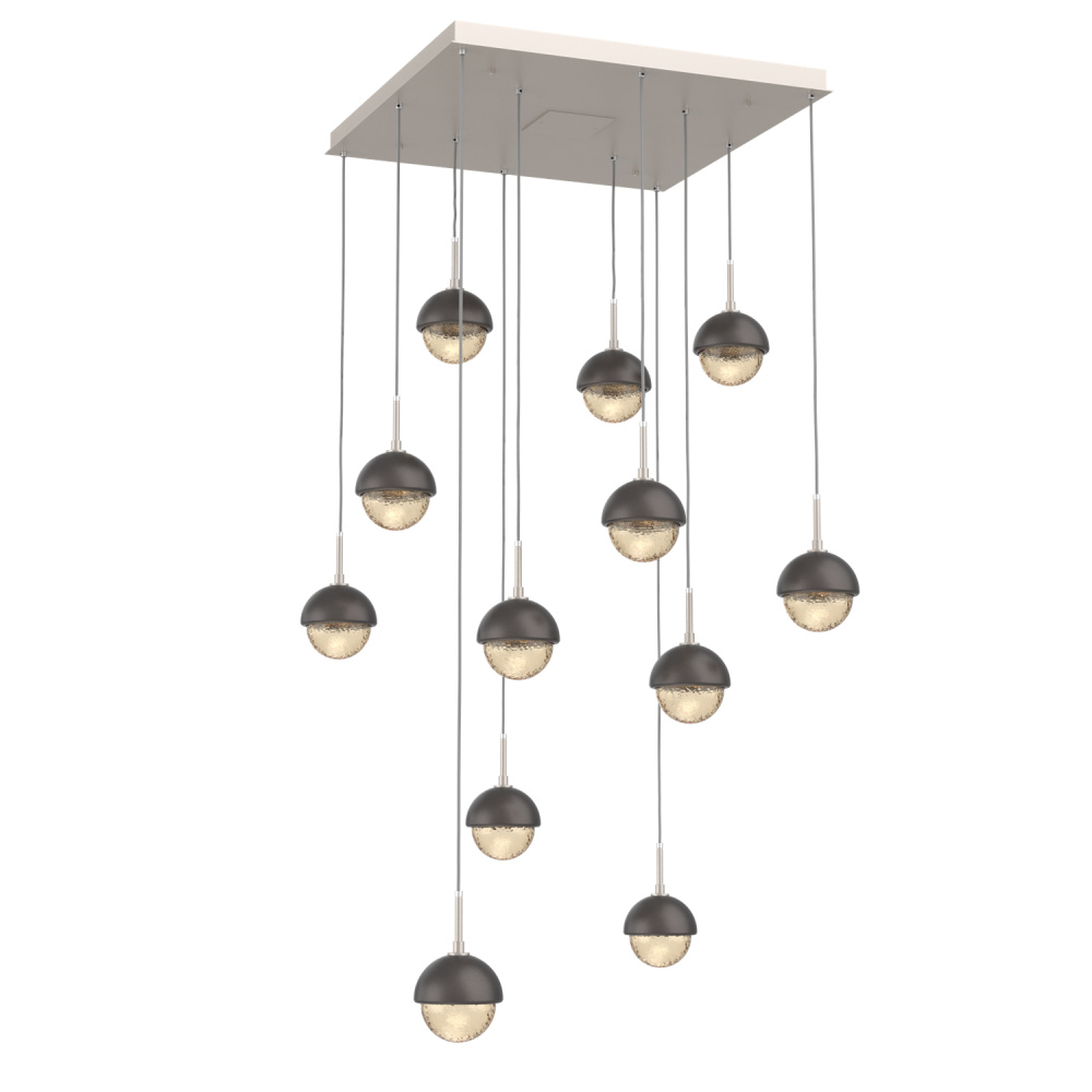 Cabochon Square 12pc Multi-Pendant