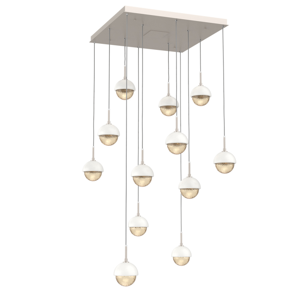 Cabochon Square 12pc Multi-Pendant