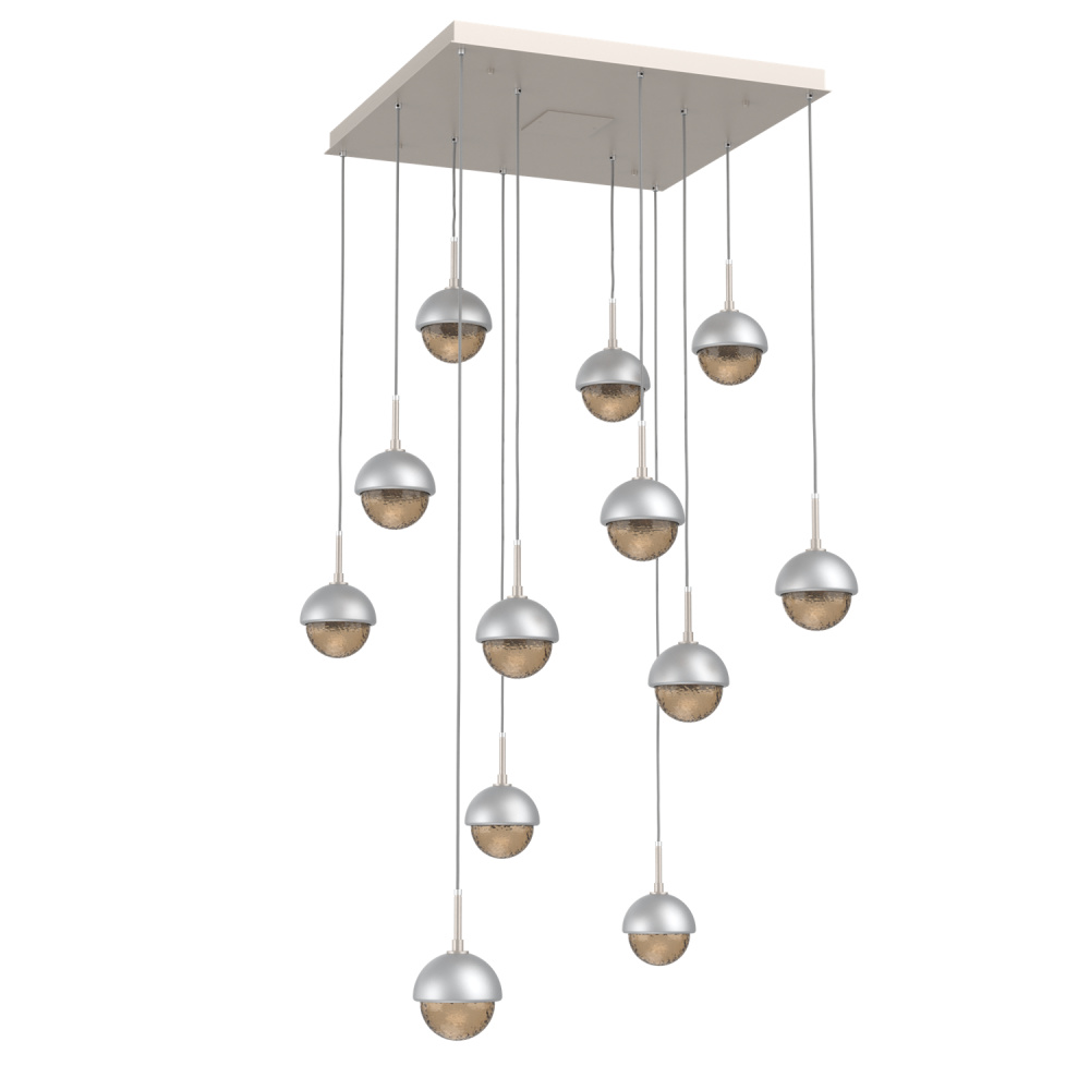 Cabochon Square 12pc Multi-Pendant