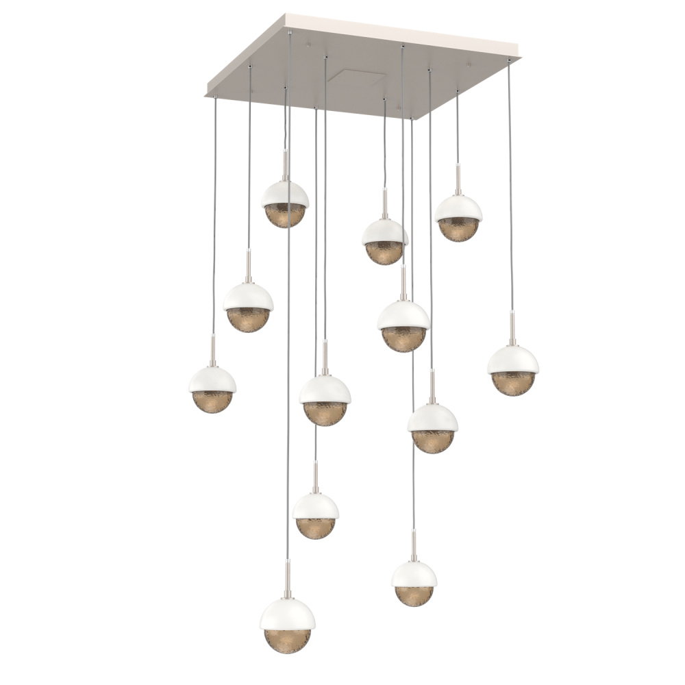 Cabochon Square 12pc Multi-Pendant