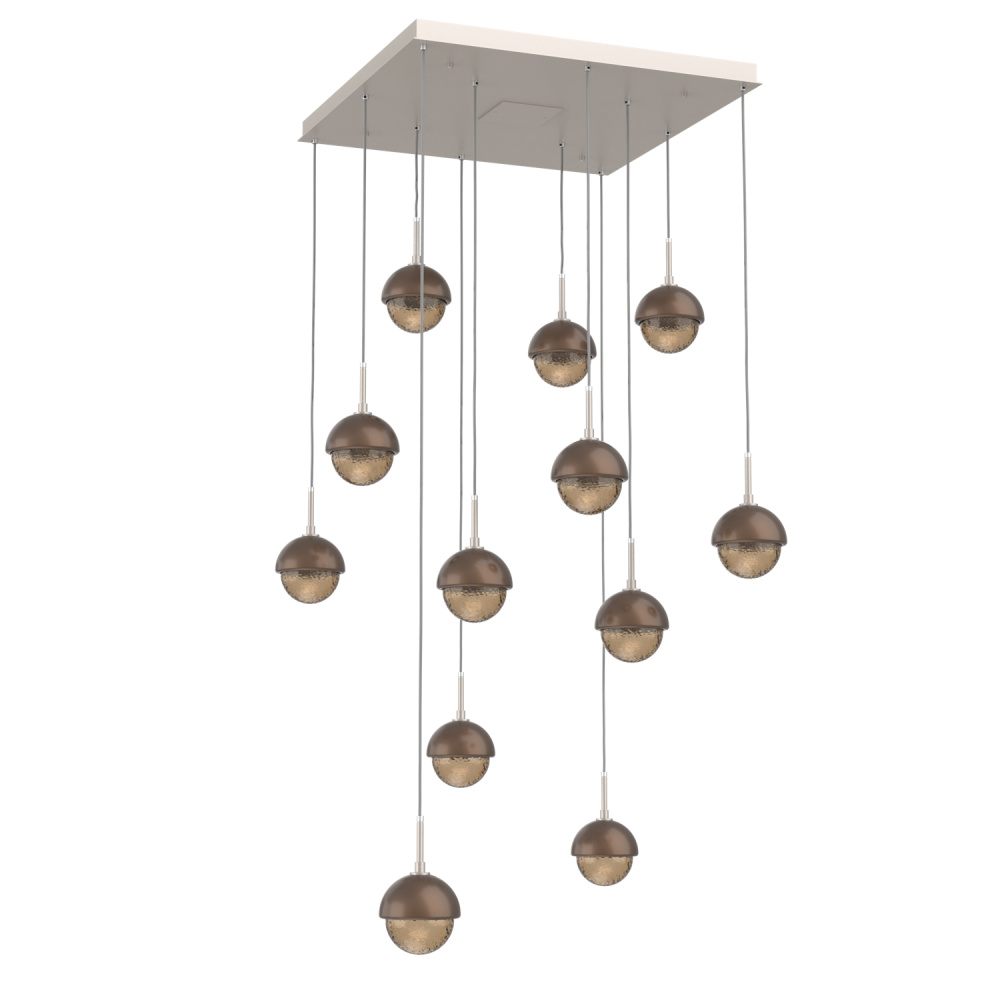 Cabochon Square 12pc Multi-Pendant