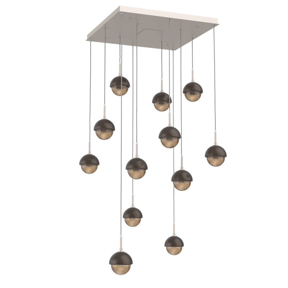 Cabochon Square 12pc Multi-Pendant