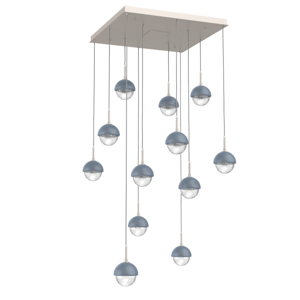 Cabochon Square 12pc Multi-Pendant