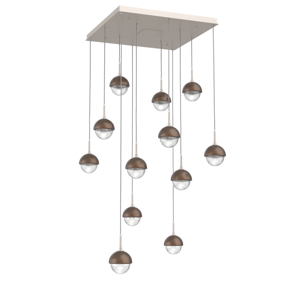 Cabochon Square 12pc Multi-Pendant