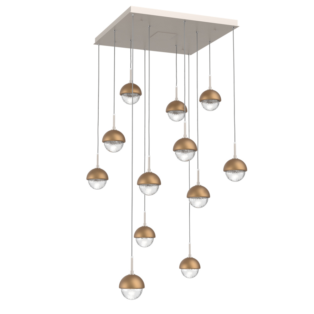 Cabochon Square 12pc Multi-Pendant