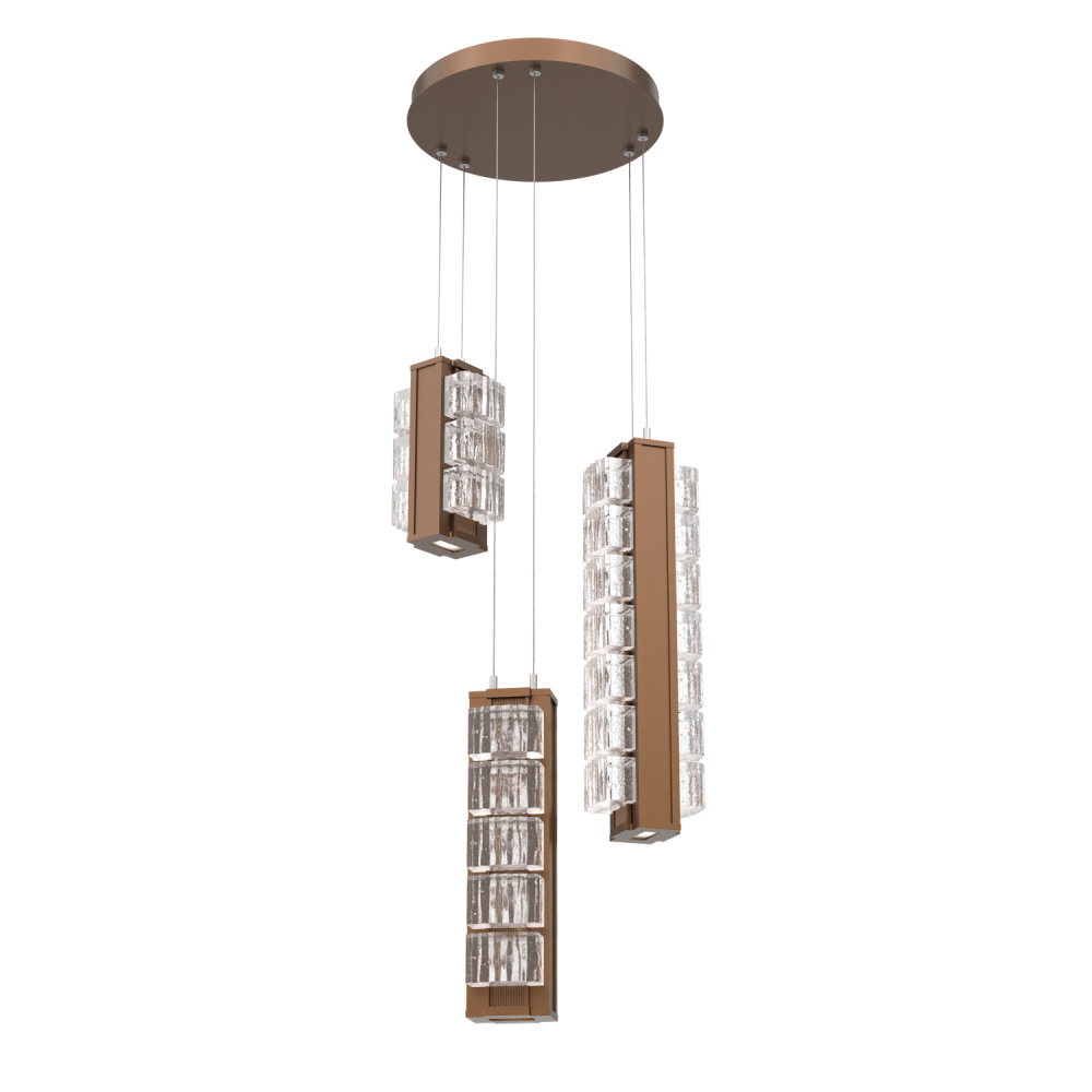 Tessera Round Round 3pc Multi-Pendant