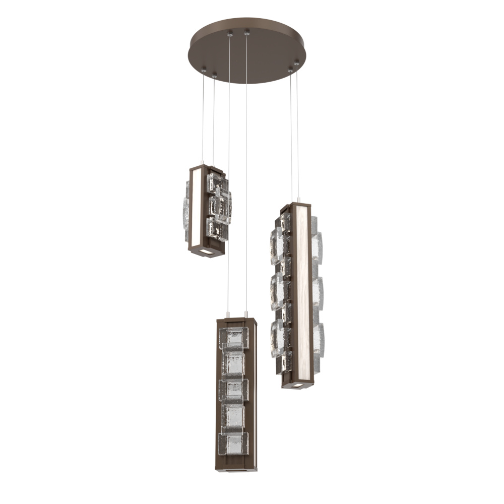 Tessera Round Round 3pc Multi-Pendant