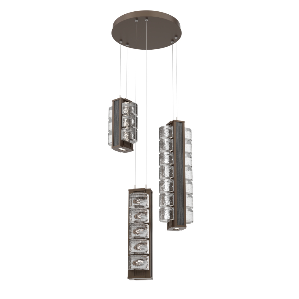 Tessera Round 3pc Multi-Pendant