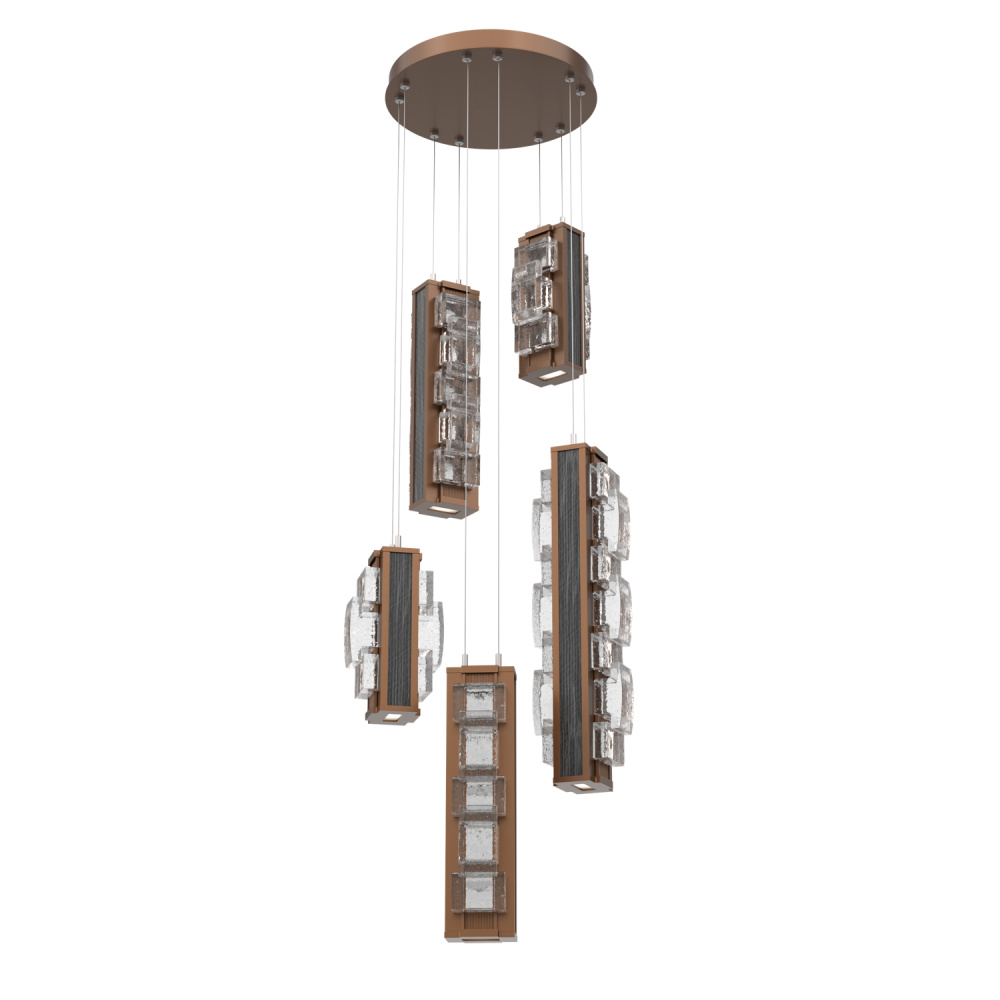 Tessera Round 5pc Multi-Pendant