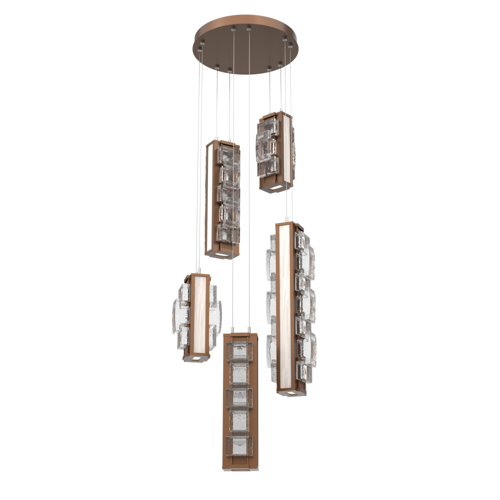 Tessera Round 5pc Multi-Pendant