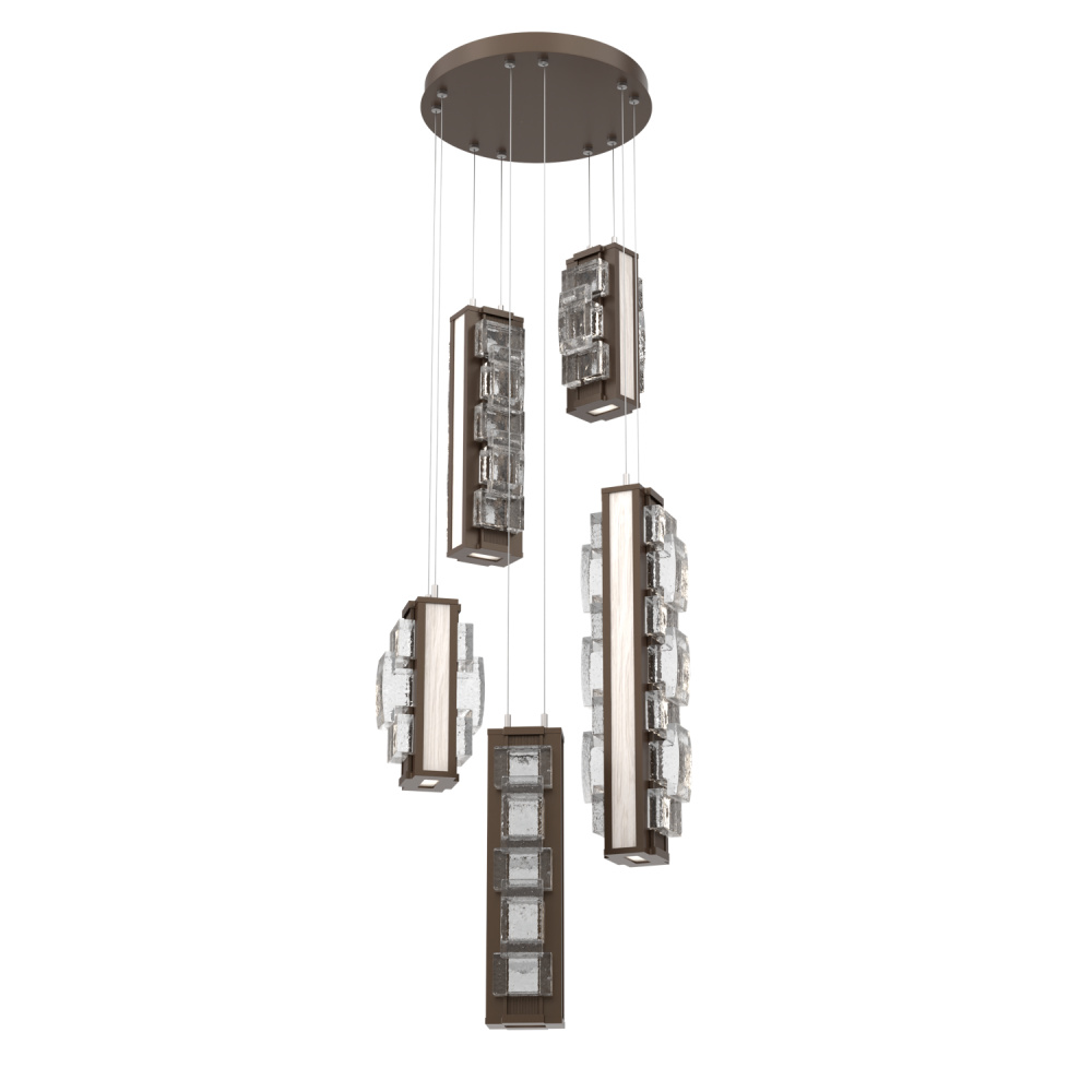 Tessera Round 5pc Multi-Pendant