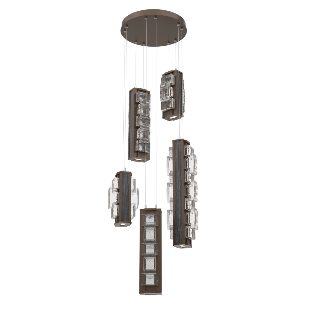 Tessera Round 5pc Multi-Pendant