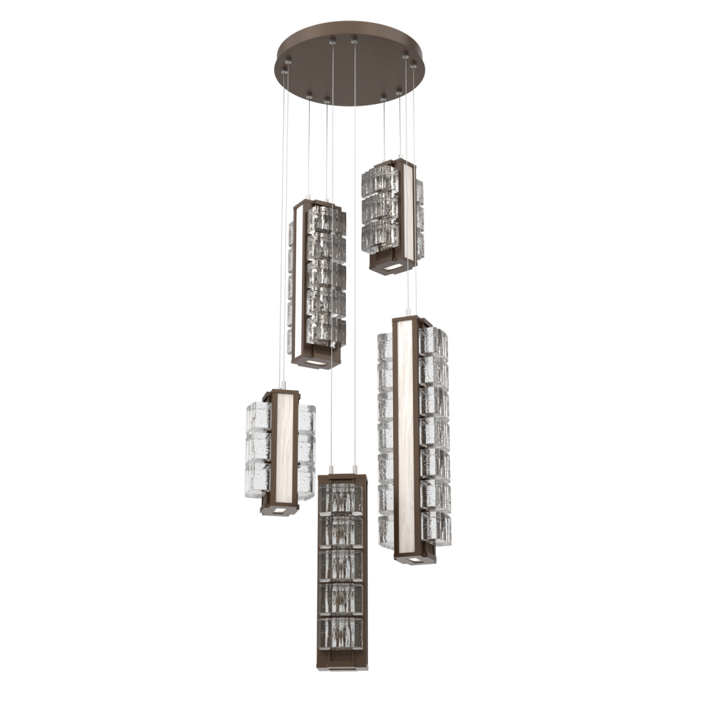 Tessera Round 5pc Multi-Pendant