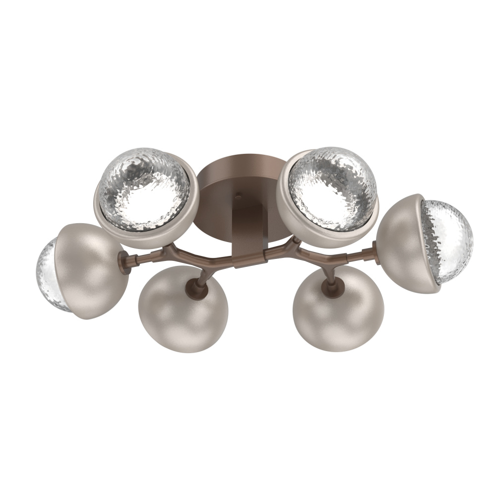 Cabochon Flush Mount Burnished Bronze