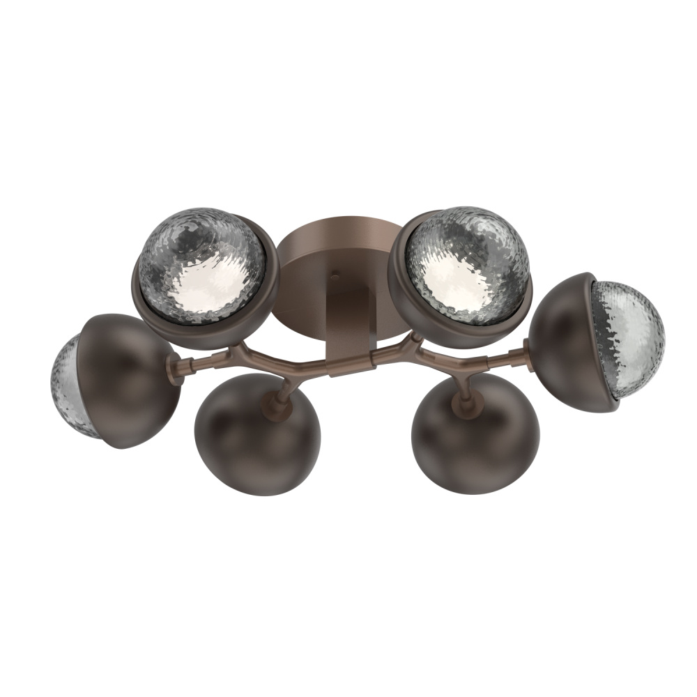 Cabochon Flush Mount Burnished Bronze
