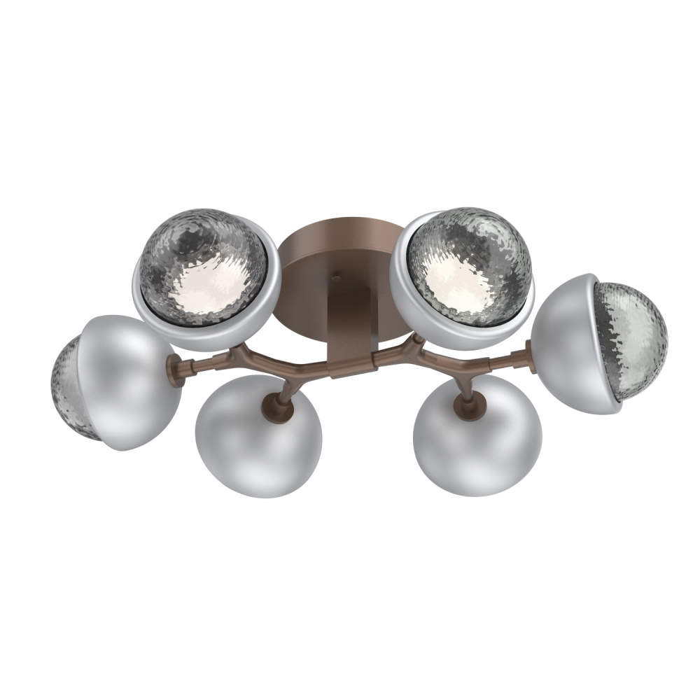 Cabochon Flush Mount Burnished Bronze