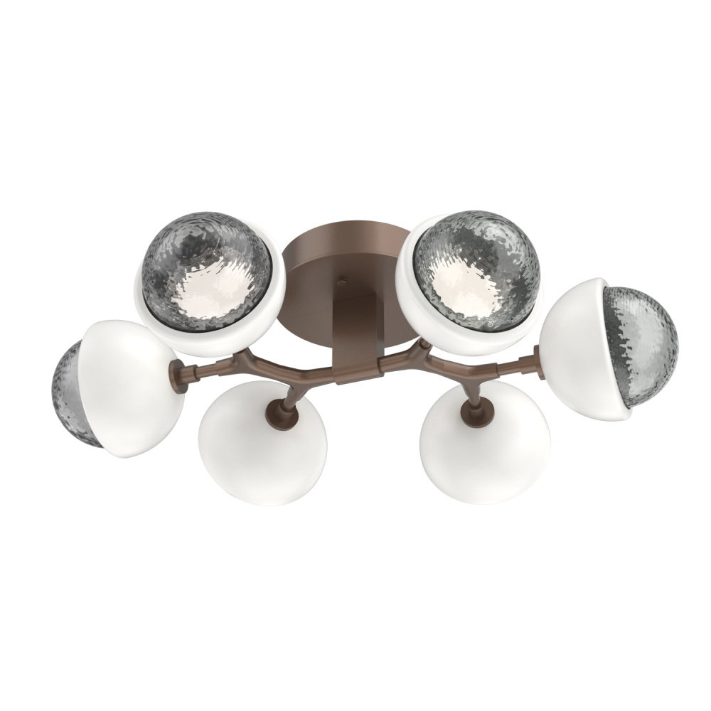 Cabochon Flush Mount Burnished Bronze
