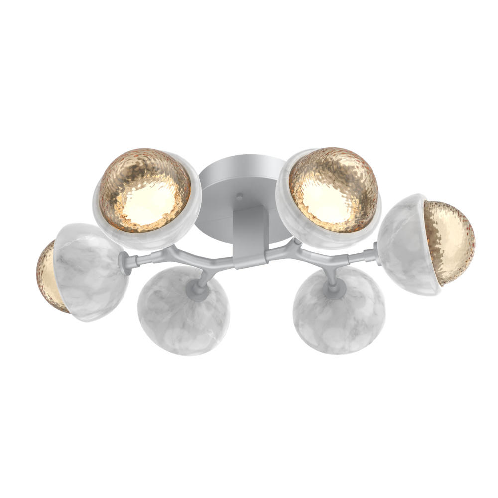 Cabochon Flush Mount Classic Silver