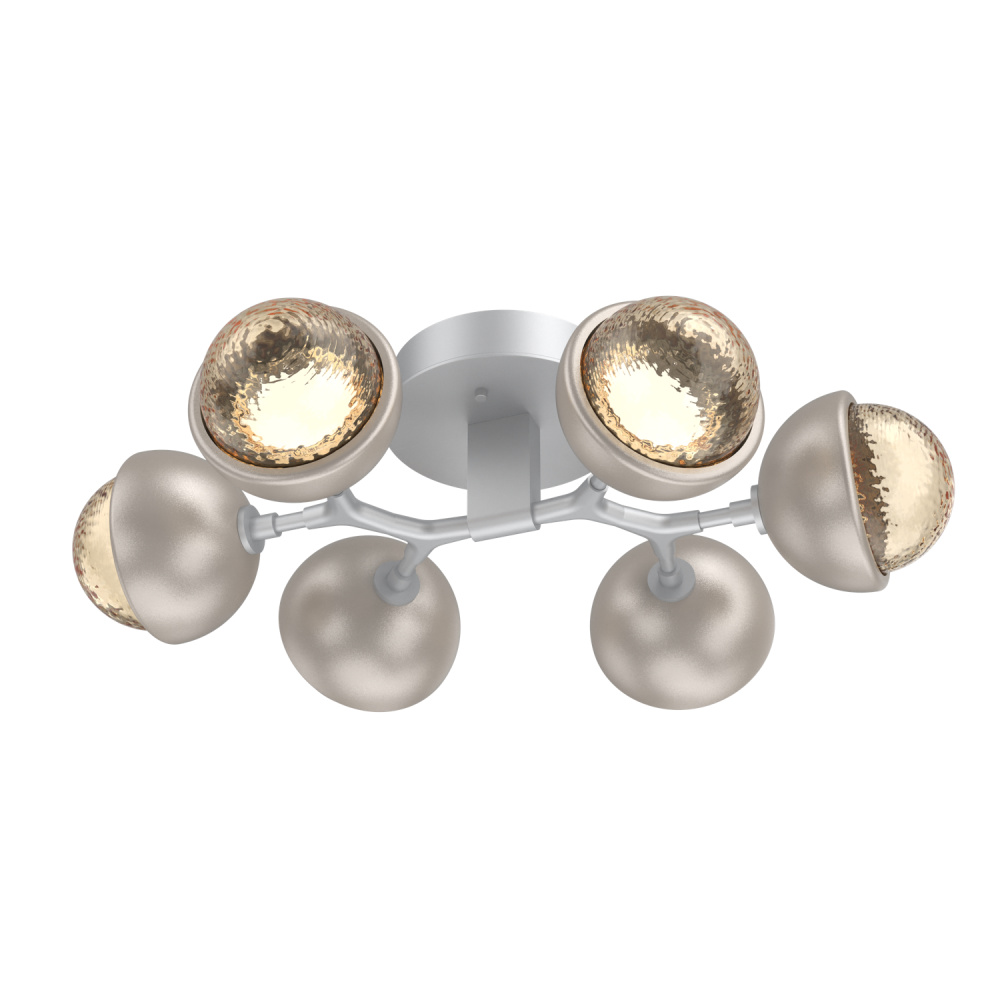 Cabochon Flush Mount Classic Silver