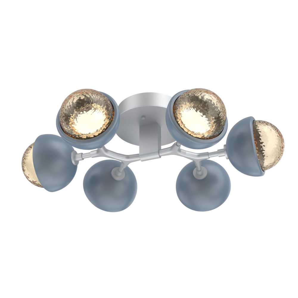 Cabochon Flush Mount Classic Silver