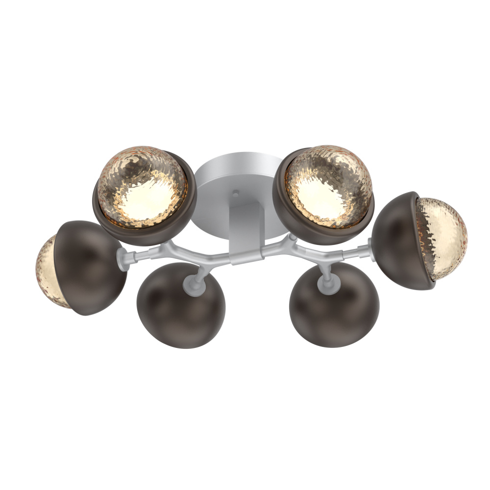 Cabochon Flush Mount Classic Silver