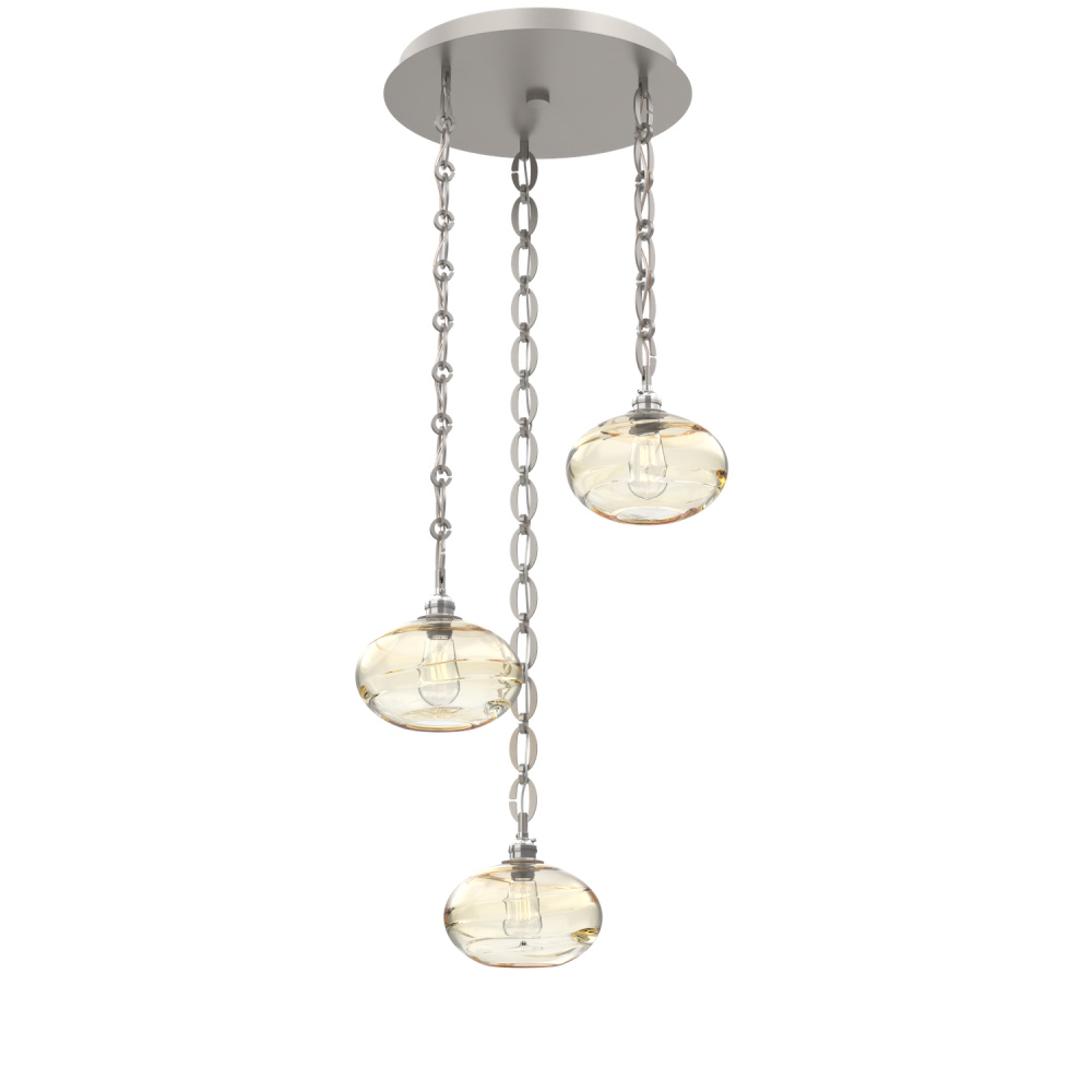 Coppa Round 3pc Multi-Pendant Chain