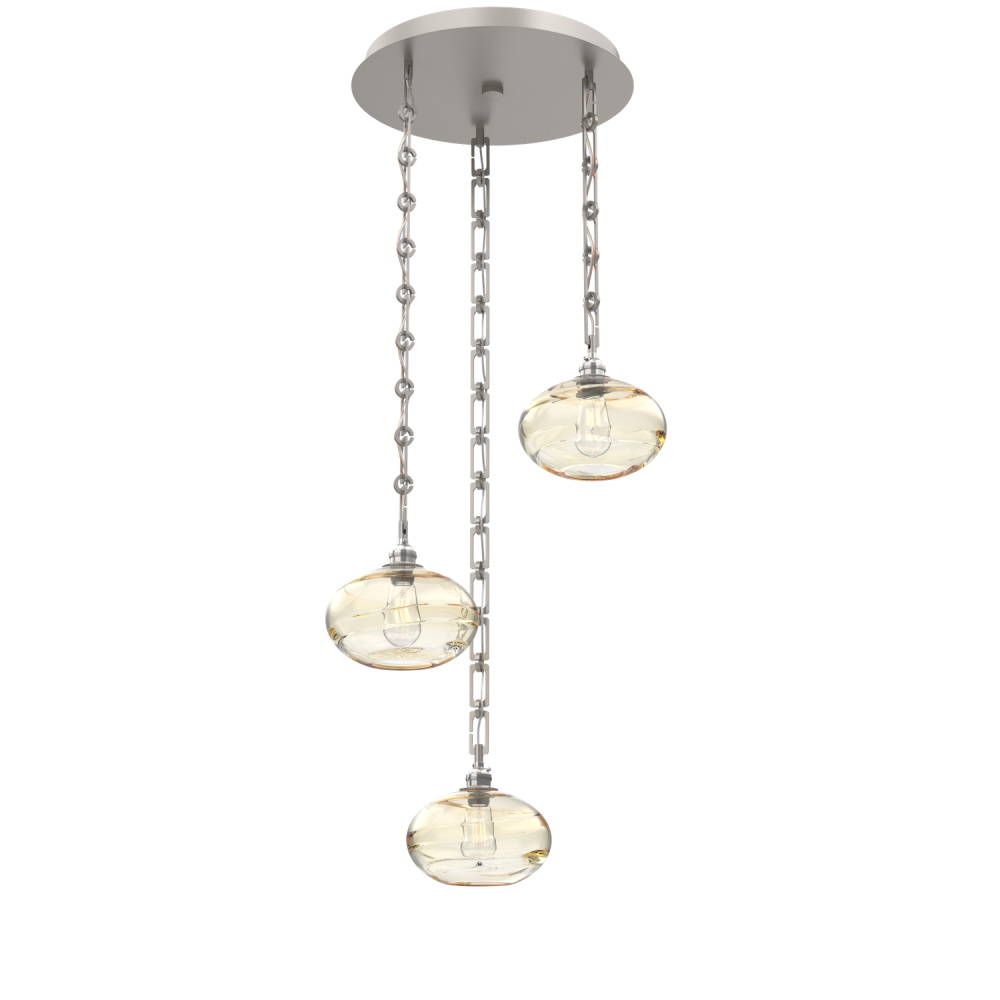 Coppa Round 3pc Multi-Pendant Chain