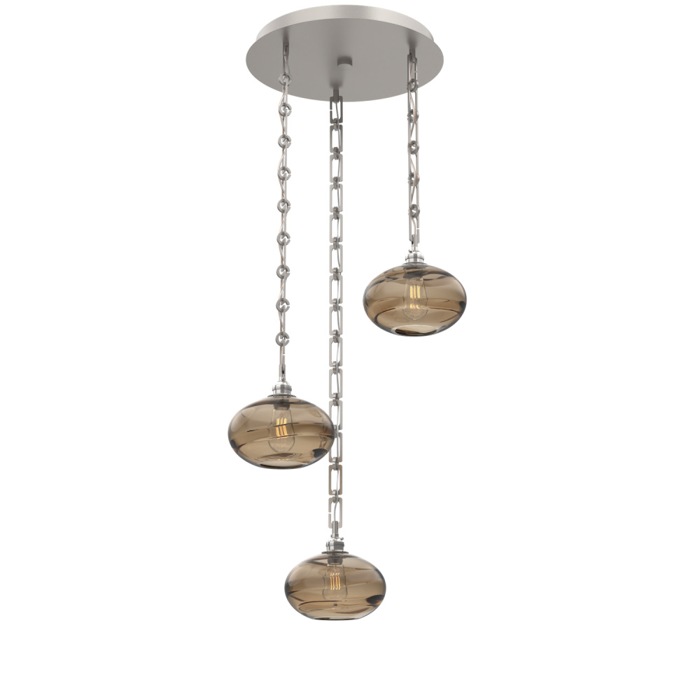 Coppa Round 3pc Multi-Pendant Chain