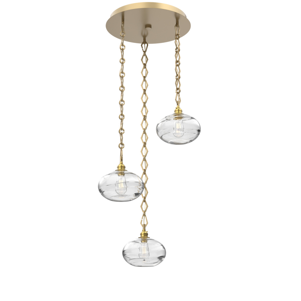 Coppa Round 3pc Multi-Pendant Chain