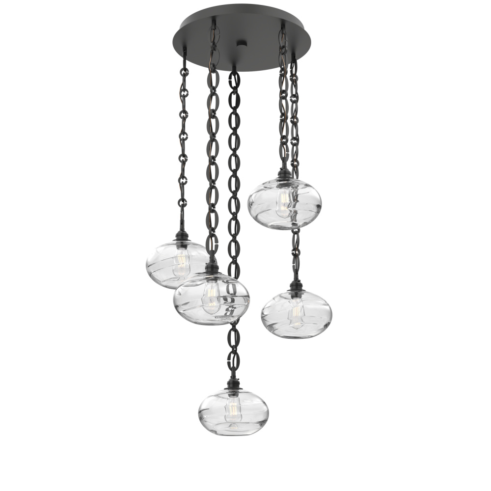 Coppa Round 5pc Multi-Pendant with Chain