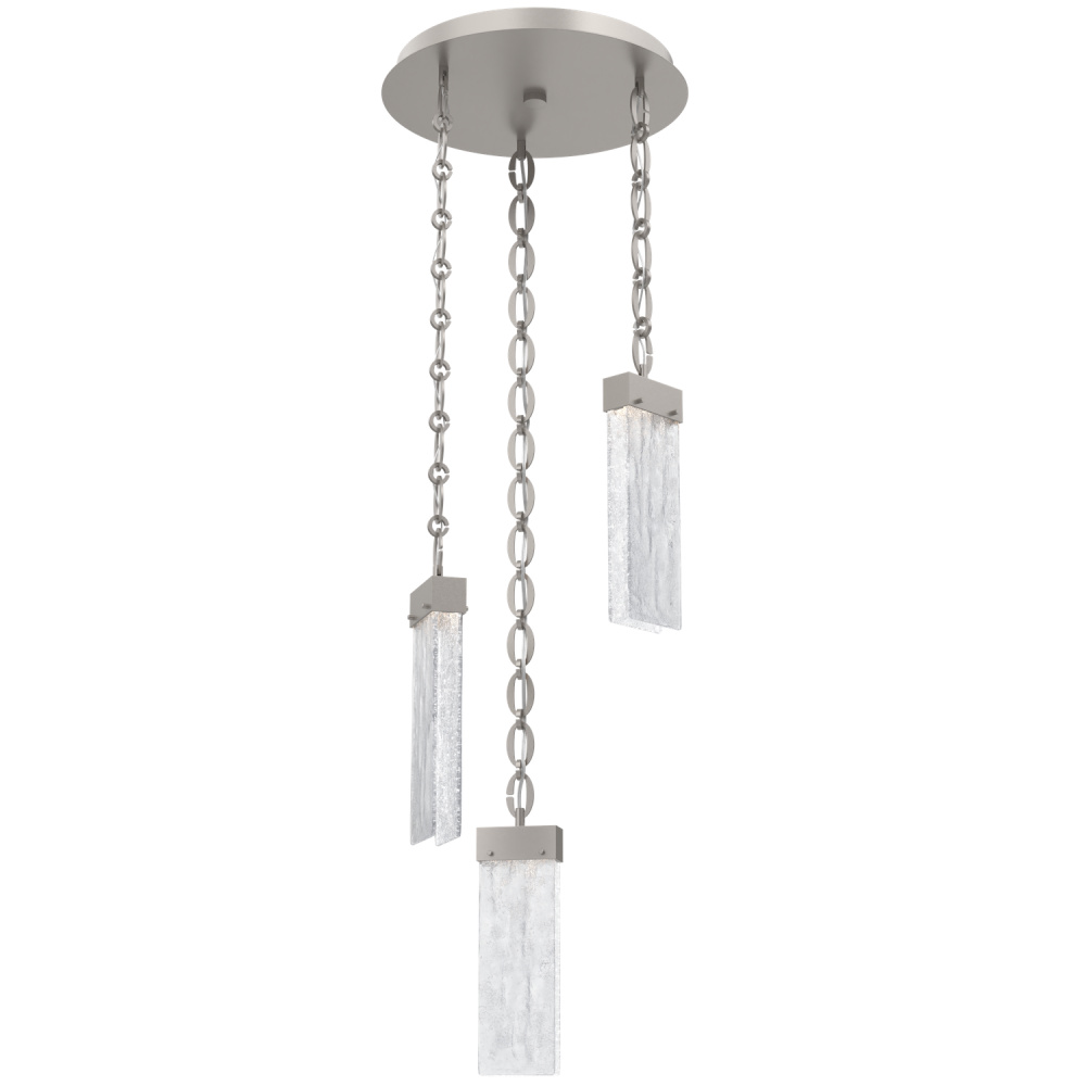 Parallel Round 3pc Multi-Pendant with Chain