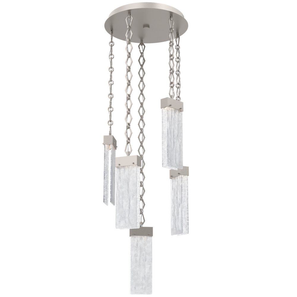 Parallel Round 5pc Multi-Pendant with Chain