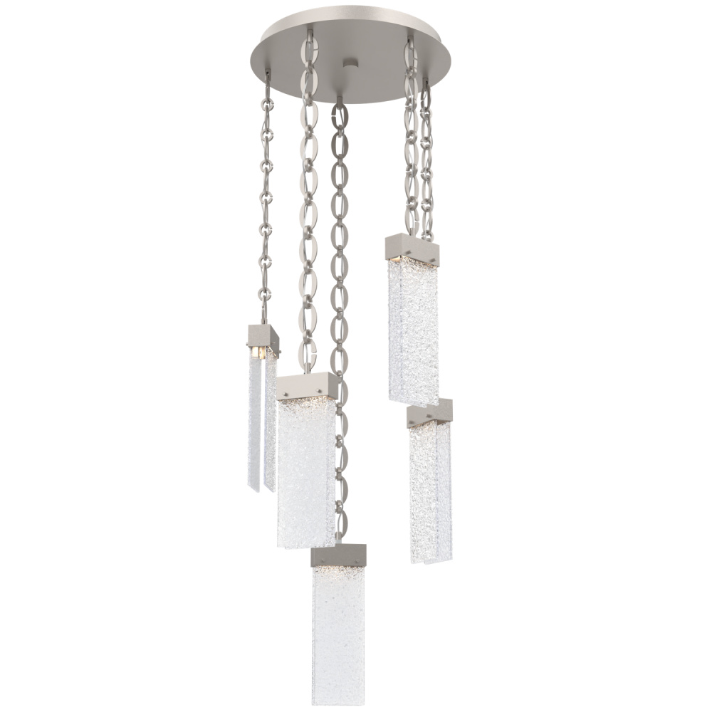 Parallel Round 5pc Multi-Pendant with Chain